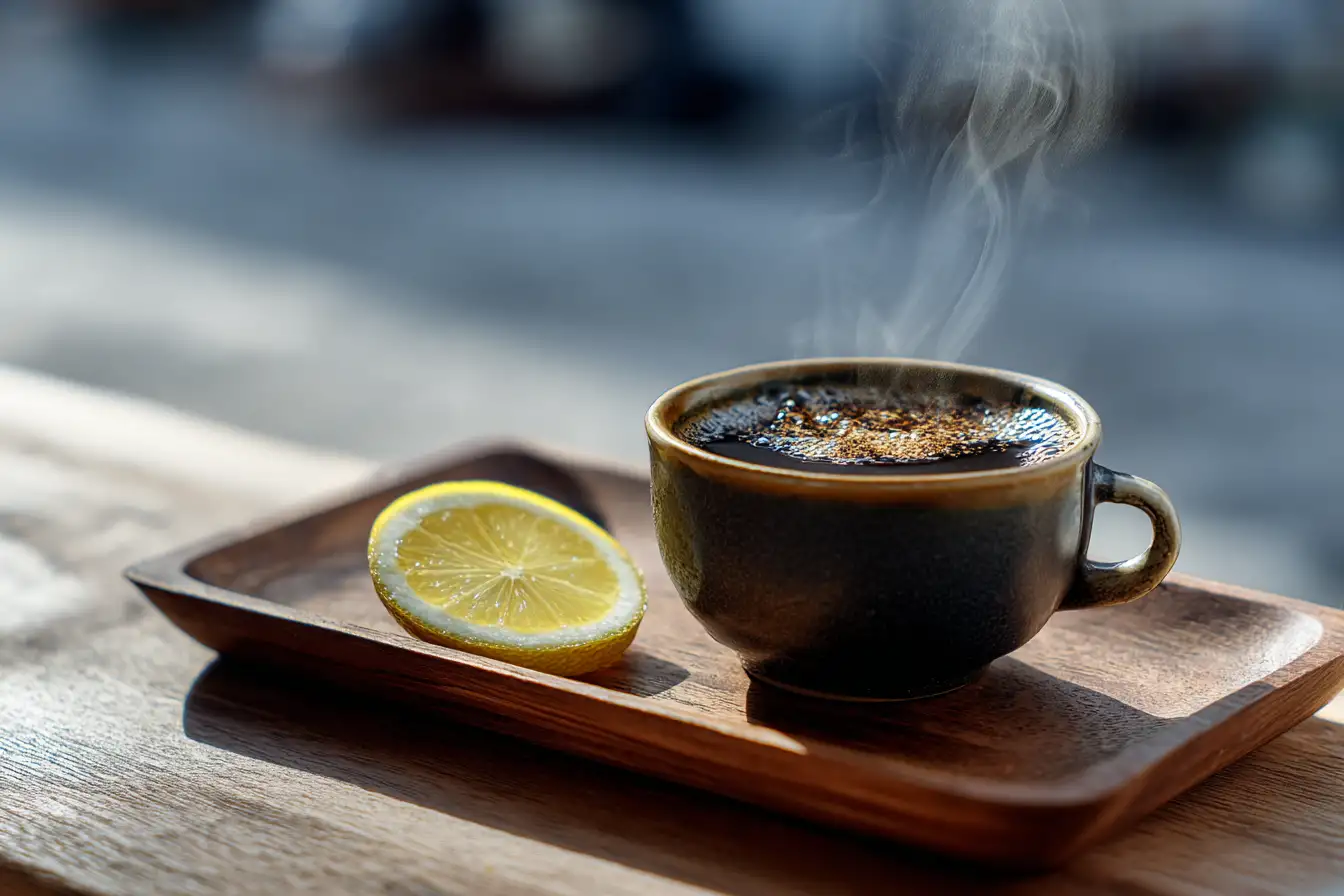 Japanischer Kaffee Trick mit Zitrone und Zimt zur Stoffwechselaktivierung