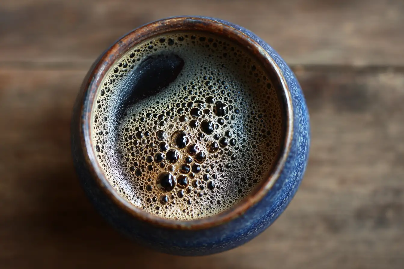 Japanischer Kaffee zum Abnehmen mit Kollagenpulver