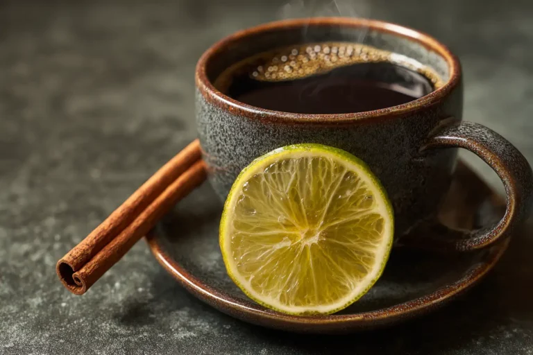 Kaffee Abnehmen mit Zimt und Zitrone