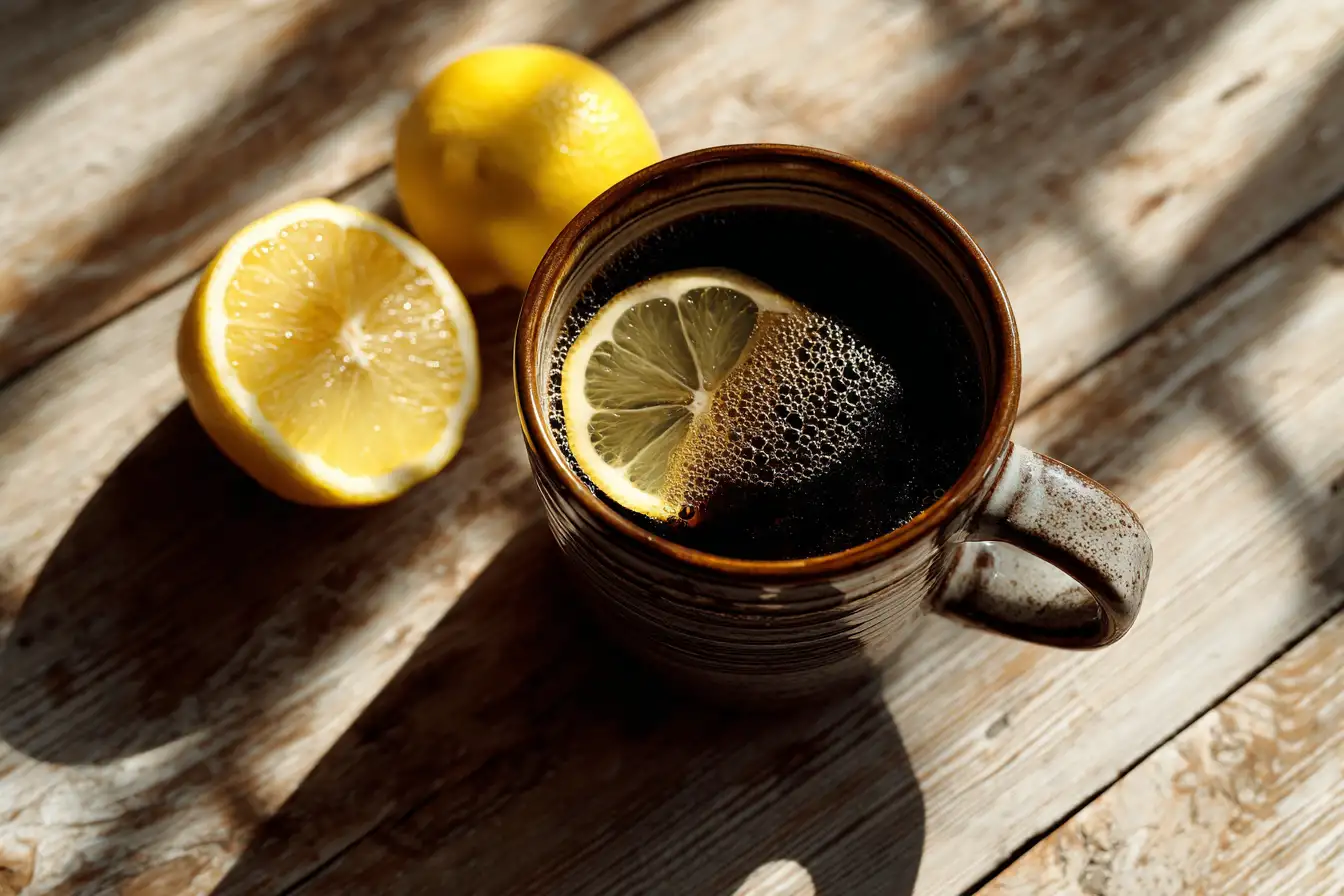 Kaffee Detox Abnehmen – Schwarzer Kaffee mit Zitrone