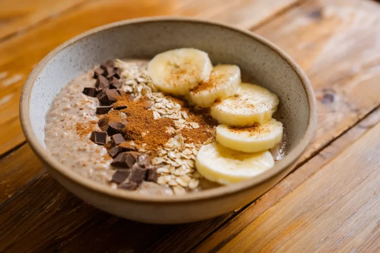 Erdnuss-Protein-Oats als vitalstoffreiches Frühstück