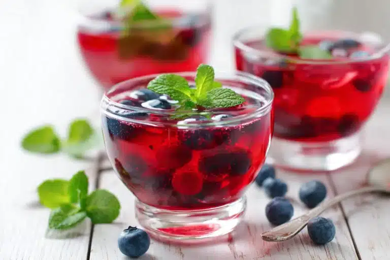 gelatine zum abnehmen rezept mit frischen beeren