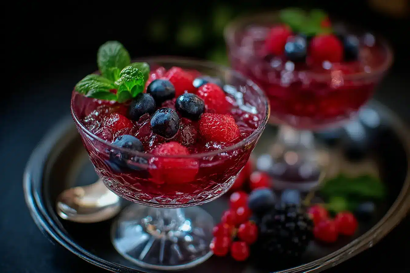 gelatine zum abnehmen rezept mit frischen beeren